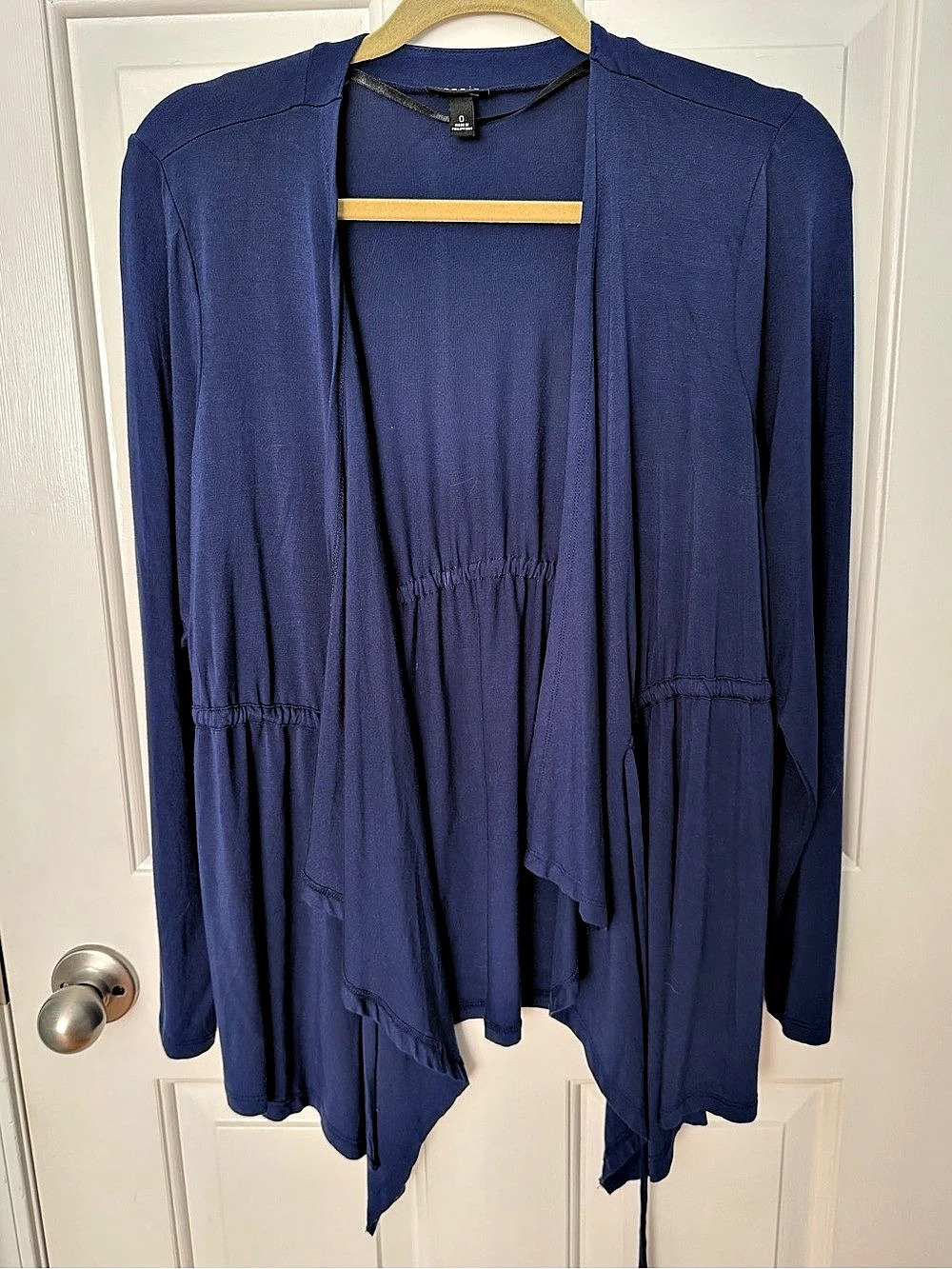 Torrid | Super Soft Cinch-Front Anorak Cardigan | Navy Blue | Size